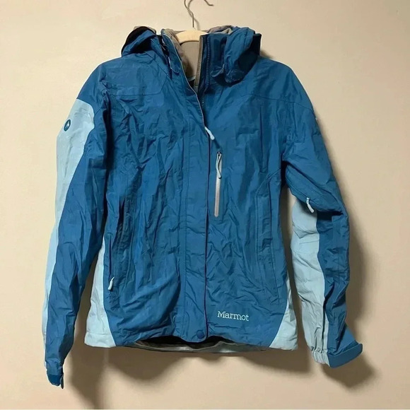 Marmot  blue ski jacket - Picture 1 of 8